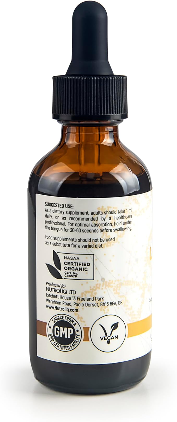 Nutroliq Lions Mane Liquid Drops - 60ml