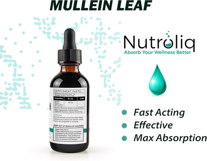 Nutroliq Mullein Leaf 50:1 Extract Drops - 60ml