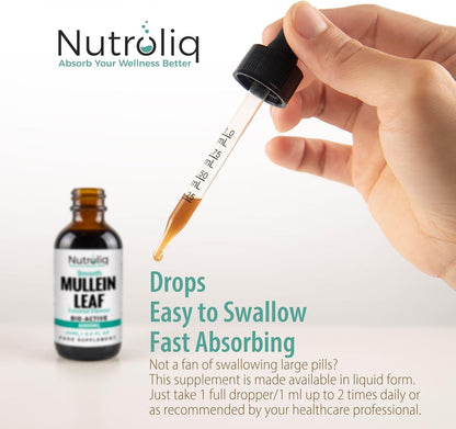 Nutroliq Mullein Leaf 50:1 Extract Drops - 60ml