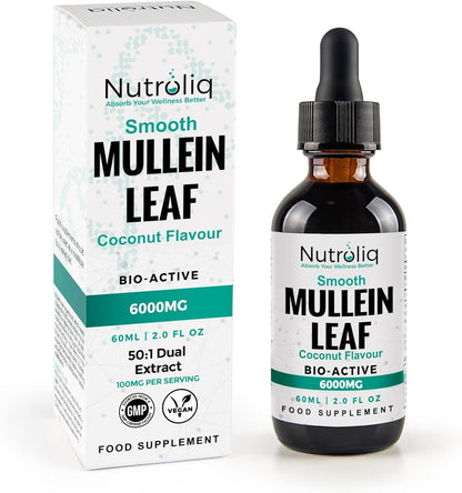 Nutroliq Mullein Leaf 50:1 Extract Drops - 60ml