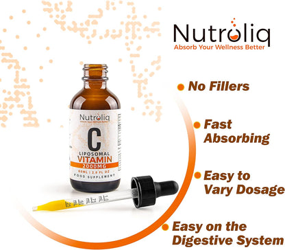 Nutroliq Liposomal Vitamin C Liquid Drops 60ml