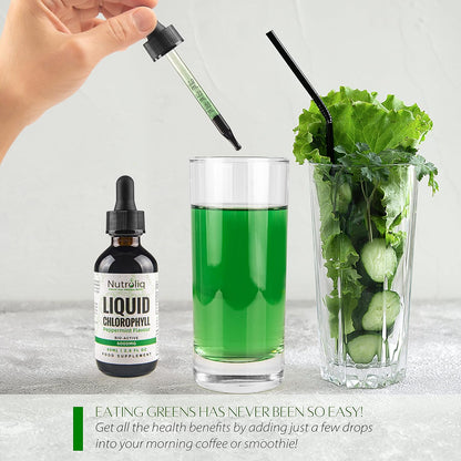 Nutroliq Liquid Chlorophyll Drops for Water 60ml